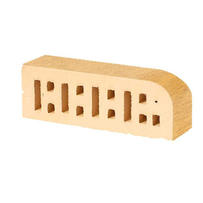 Кирпич облицовочный радиусный пустотелый Lode Asa Sarmite F15 (R60) шероховатый, 250х85х65 мм