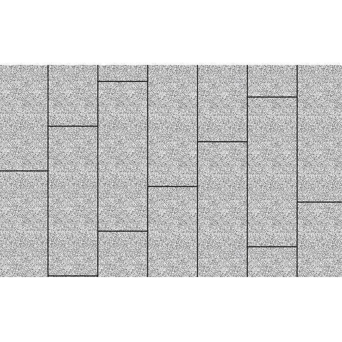 Плитка тротуарная Прямоугольник (Ла-Линия) Б.12.П.8 Стоунмикс бело-черный, 750х250х80 мм
